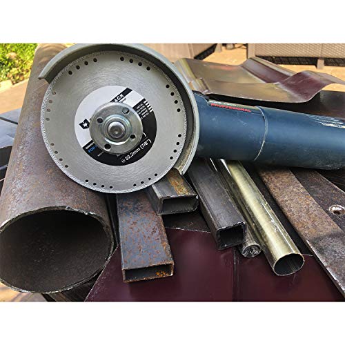 Diamond Metal Cutter GRAFF Black 4 1/2-Inch, Professional Angle Grinder Cutting Wheel, Sheet Metal Cutter, Cut Off Wheel 7/8-Inch Arbor - 3x Longer Metal Max Wheel Life (115mm)