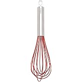 Cuisipro Silicone Piano Whisk 10" Red