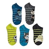 Hotel Transylvania Kids 5 pk (5 Pairs) No Show Socks