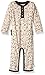Burt's Bees Baby Baby Organic Coverall, Watercolor Damask, 0-3 Months