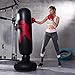 MYYAGEW Free Standing Water Base Pump Inflatable Punching Bag，Free Standing Boxing Toy for Children, Punching Bag for Kids, Youth Boxing Bag, Inflatable Punching Bag for Adults（Black）