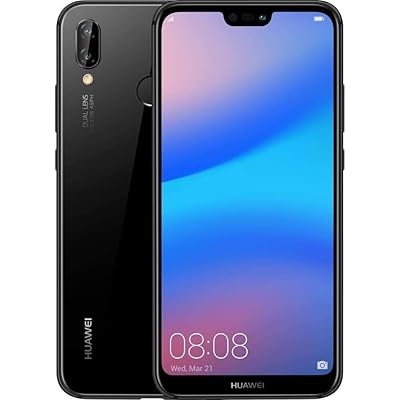 HUAWEI P20 Lite (32GB + 4GB RAM) 5.84" FHD+ Display, 4G LTE Dual SIM GSM Factory Unlocked Smartphone ANE-LX3 - International Model - No Warranty (Midnight Black)