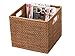 KOUBOO 1060036 Square Rattan Utility Basket, 13