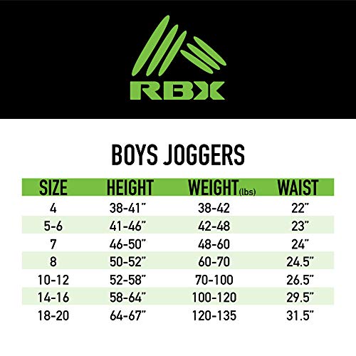 Size Chart Boys Joggers Size Multicolor Cotton Blend Pack Of Kids