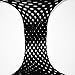 King Love Sexy Lingerie Mesh Hole Baby Doll Strapless Dress One Size Fits All for Women (M-L) Black