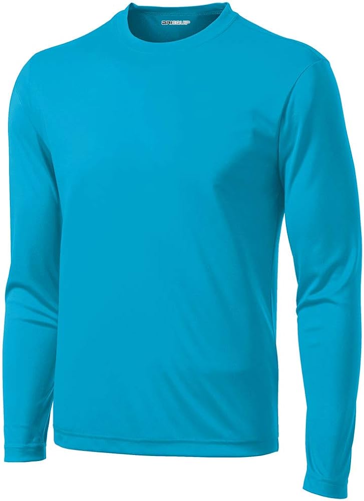 DRI-Equip Long Sleeve Moisture Wicking Athletic Shirts: Clothing
