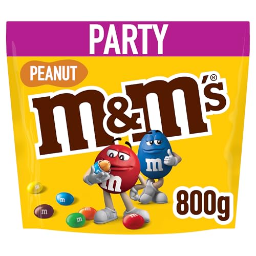 Peanut, Snack de Bolitas de Cacahuete y Chocolate con Leche, Chocolatina Regalo, ideal para compartir viendo una peli (800g)