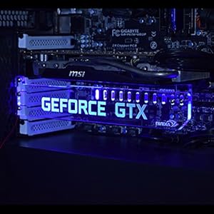 Emperor's Magic Universal Acrylic GPU Brace Graphics Card Bracket with RGB LED lights GTX Click Here