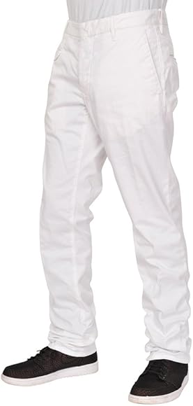 mens white chinos slim fit
