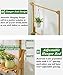 Bamboo 3-Tier Hanging Plant Stand Planter Shelves Flower Pot Organizer Storage Rack Folding Display Shelving Plants Shelf Unit Holderthumb 2
