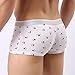 NEARTIME Men's Underwear, Trunks Sleepwear Men Boxer Briefs Shorts Soft Underpants (L) White