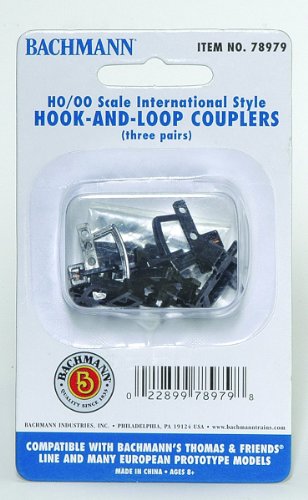 Bachmann Trains Thomas And Friends - Hook And Loop Couplers 3 Pack (Appropriate For Most Thomas And Friends Rolling Stock)