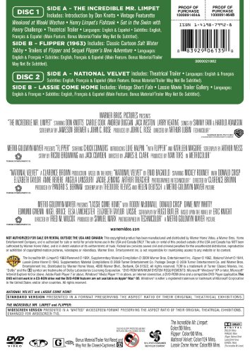 TCM Greatest Classic Films Collection: Family (Lassie Come Home / Flipper 1963 / The Incredible Mr. - //coolthings.us