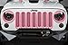 u-Box Jeep Wrangler Pink Angry Bird Front Headlight Cover Bezels for 2007-2018 Jeep Wrangler JK & Unlimited