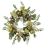 Nearly Natural 4684 Artichoke Floral Wreath, 20-Inch, Multi