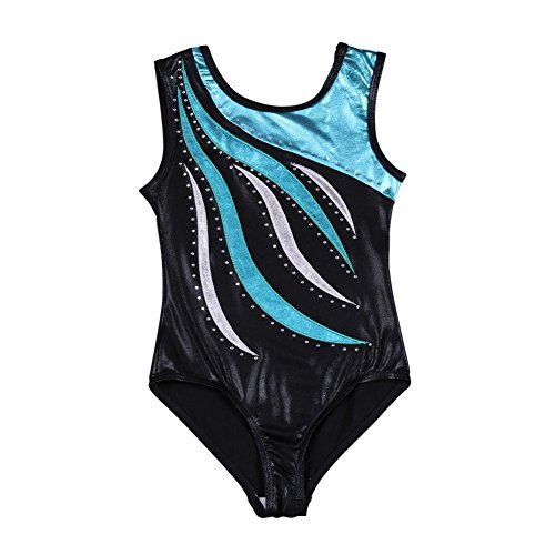 One-Piece Sleeveless Dancing Gymnastics Leotards for Girls by ESHOO