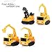 Autrix Magic Inductive Construction Truck Mini Excavator Follow Black Line