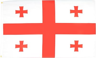 AZ FLAG Georgia Flag 2x3 ft 100D Polyester with Two Metal Grommets