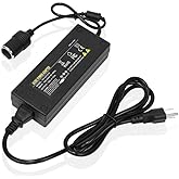 DOBVDLA AC to DC Converter, 12V 15A Power Supply Adapter Transformer, AC 100V~240V 180W 60Hz, Car Cigarette Lighter Socket Ad