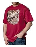Harley-Davidson Men's Stenciled Motorcycle Short Sleeve T-Shirt, Cardinal Red