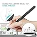 AhaStyle Silicone Case for Apple Pencil 2nd Generation & Apple Pencil Pro (2024) Sleeve Skin Ultra Thin Apple Pencil Protective Cover Compatible with Magnetic Charging and Double Tap (Black, Blue)