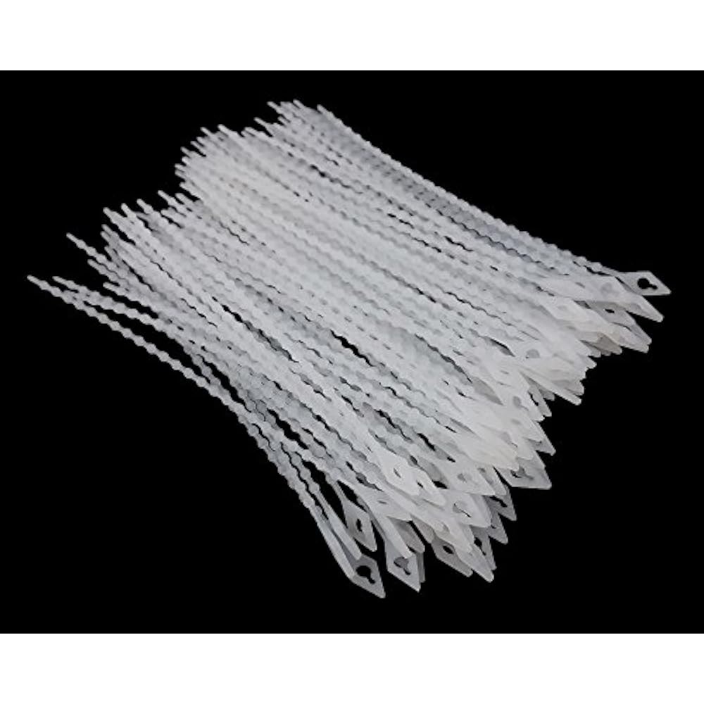100pcs White Plastic Repeated Beads Cable Tie Twist Home Improvement eBay