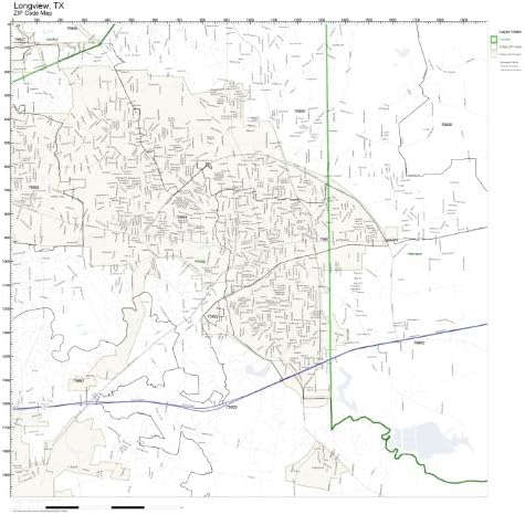Longview Tx Zip Code Map Amazon.com: Working Maps Zip Code Wall Map of Longview, TX Zip Longview Tx Zip Code Map Amazon.com: Working Maps Zip Code Wall Map of Longview, TX Zip
