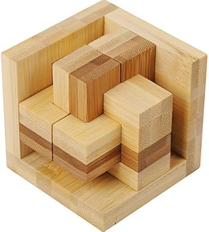 bamboo wood puzzle