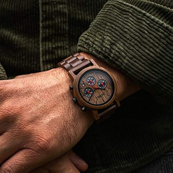 Kerbholz horloge Lamprecht Walnut Silver heren 4251240409920 bruin houten  horloge