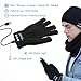 Bluetooth Gloves, Wireless Gloves Winter, Touch Screen Gloves Men Women for Outdoor Sports,Calling,Listening, Christmas Gifts Women Men (black)