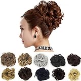 Dodoing Curly Messy Hair Bun Extension Ponytail Hairpiece Hair Extensions Donut Hair Chignons Hair Piece Wig 31 Colors