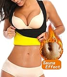 LAZAWG Women Sweat Slimming Vest For Workout Weight Loss Hot Neoprene Sauna Racerback Shirt Body Shaper Tank Top No Zip
