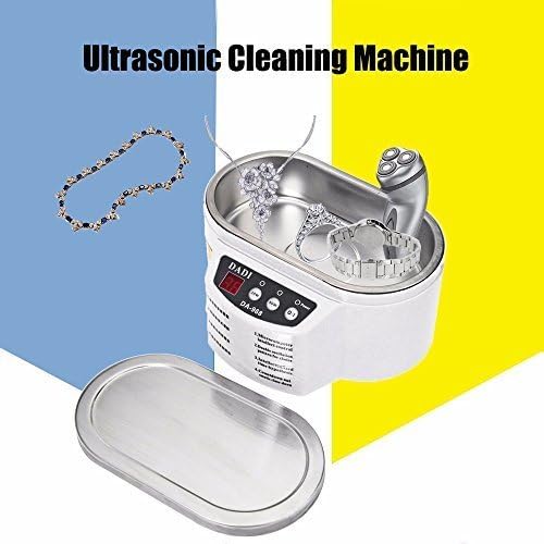 Smart Mini Ultrasonic Cleaner Bath for Cleaning Eyeglasses, Watch Chain, Lenses,Rings,Coins,Dentures,Retainers ,and Mouth Guards 110V by Egosola