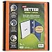 Staples 651861 1.5-Inch 3-Ring Better Binder Orange (13467)