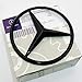 US85 Direct Mercedes-Benz Luggage Lid Adhesive Nameplate Star Logo Trunk Rear Emblem W205 Modified C-Class C 300 C43 C 63 S C 450 Sedan (Gloss Black)