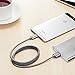 ESR USB C Cable, Type C to USB 3.0 Cable (6.6 ft), Braided Nylon Fast Charger Cable for Samsung S10/S10+/S10e/Note 9/8, Apple iPad Pro 2018, MacBook & Other USB Type-C Devices, Grey