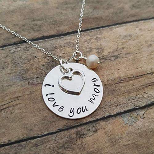 I Love You More Necklace // Sterling Silver Necklace