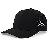 kozinu Quick Dry Baseball Cap Curved Brim Snapback Hat Laser Cut Mesh Ball Cap Golf Ball Cap for Men Women