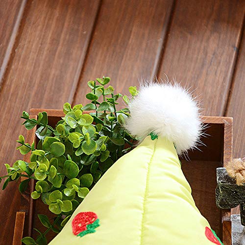 Keliay Bargain Toddler Kid Girl Winter Padded Pom Cute Cotton Hooded Coat Warm Jacket Outerwear - Thumbnail 4