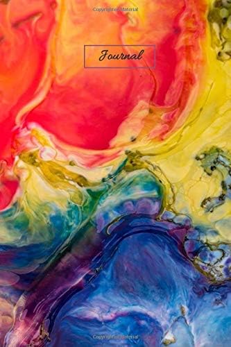 Journal: Abstract notebook with blank lined pages to write in. Cover depicts bright, colorful artist's palette. Gorgeous gift.