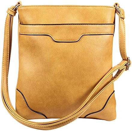 XY Fancy Crossbody Bags for Women Vegan Cross Shoulder Purses Multi Pocket Handbags