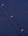 Coofandy Men's Casual Dress Shirt Button Down Shirts (Large, NEW_Dark Blue)