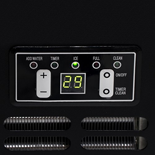 Della Commercial Built-In Ice Machine Maker Undercounter Restaurant 110LB / 24hr, Black - Thumbnail 3