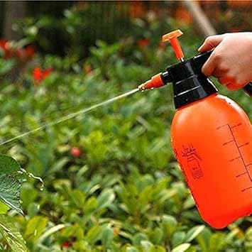 Sevendi Garden Pump Spray Bottle 2 Ltr Motor High Pressure Sprayer Lawn Sprinkler Water Mister Plants Flowers Plastic Watering Can Handheld Bottles