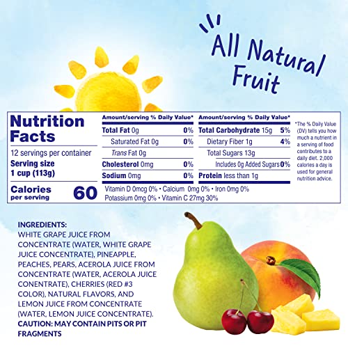 Dole Fruit Bowls Cherry Mixed Fruit in 100 Juice, Gluten Free Healthy
