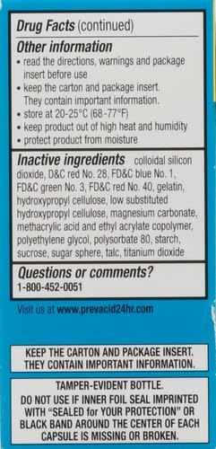 PREVACID 24HR LANSOPRAZOLE DELAYED-RELEASE CAPSULES, 15 MG/ACID REDUCER, PROTON PUMP INHIBITOR (PPI) FOR HEARTBURN RELIEF, 42 COUNT