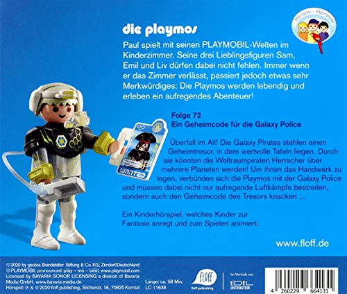 Die Playmos - Folge 72: Ein Geheimcode für die Galaxy Police (Das Original Playmobil Hörspiel) – Bild 3