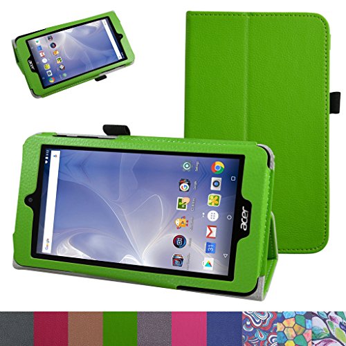 Acer B1-780 / B1-790 Case,Mama Mouth PU Leather Folio 2-folding Stand Cover with Stylus Holder for 7
