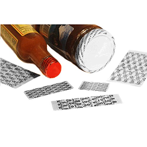 Cut shrink bands for caps - tamper message - "seal…