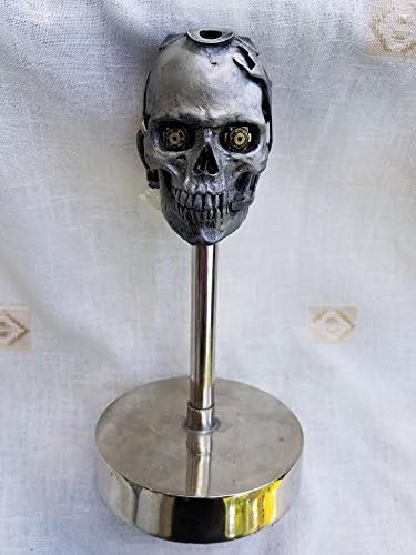 Industrial Janus Skull Display